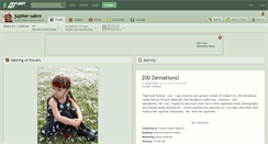 Desktop Screenshot of jupiter-sabre.deviantart.com