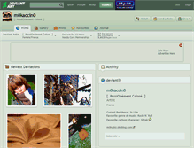 Tablet Screenshot of m0kaccin0.deviantart.com