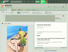 Tablet Screenshot of akihiro94.deviantart.com