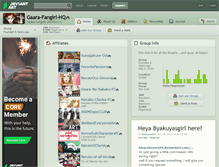 Tablet Screenshot of gaara-fangirl-hq.deviantart.com