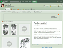 Tablet Screenshot of lalunafelis.deviantart.com