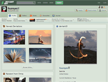 Tablet Screenshot of foureyes.deviantart.com