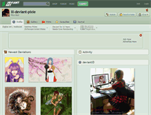 Tablet Screenshot of lil-deviant-pixie.deviantart.com
