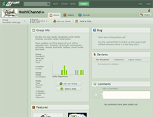 Tablet Screenshot of hoshiichannel.deviantart.com