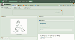 Desktop Screenshot of etherealgirl.deviantart.com