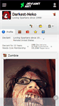 Mobile Screenshot of darkest-neko.deviantart.com