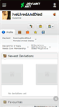 Mobile Screenshot of ivelivedanddied.deviantart.com