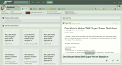 Desktop Screenshot of jussonic.deviantart.com