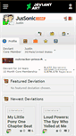 Mobile Screenshot of jussonic.deviantart.com