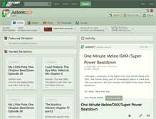 Tablet Screenshot of jussonic.deviantart.com