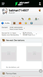 Mobile Screenshot of batman714807.deviantart.com