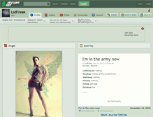 Tablet Screenshot of lsdfreak.deviantart.com