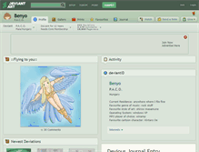Tablet Screenshot of benyo.deviantart.com