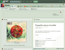 Tablet Screenshot of kchonx.deviantart.com