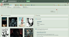 Desktop Screenshot of patrikh88.deviantart.com