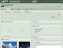Tablet Screenshot of neuschwabia.deviantart.com