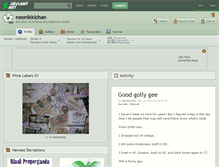 Tablet Screenshot of neonikkichan.deviantart.com