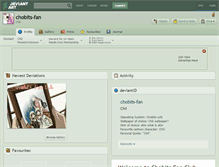 Tablet Screenshot of chobits-fan.deviantart.com