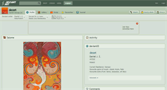 Desktop Screenshot of dezet.deviantart.com