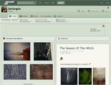 Tablet Screenshot of geriangelo.deviantart.com