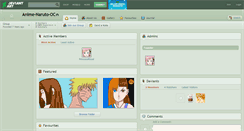 Desktop Screenshot of anime-naruto-oc.deviantart.com