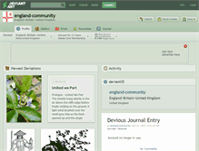 Tablet Screenshot of england-community.deviantart.com