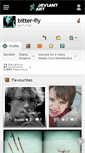 Mobile Screenshot of bitter-fly.deviantart.com