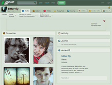 Tablet Screenshot of bitter-fly.deviantart.com