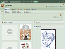 Tablet Screenshot of enchantae.deviantart.com