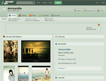 Tablet Screenshot of dennyandika.deviantart.com