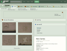 Tablet Screenshot of keosan.deviantart.com