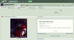 Desktop Screenshot of elizabethunseelie.deviantart.com