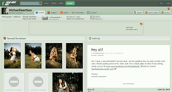 Desktop Screenshot of michaelheartless.deviantart.com