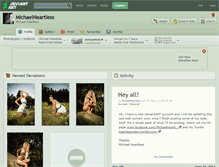 Tablet Screenshot of michaelheartless.deviantart.com