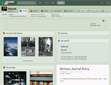 Tablet Screenshot of mshoot.deviantart.com