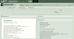 Desktop Screenshot of educated-corpse.deviantart.com