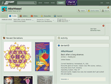 Tablet Screenshot of mikeweasel.deviantart.com