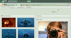 Desktop Screenshot of dizor.deviantart.com