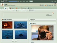 Tablet Screenshot of dizor.deviantart.com