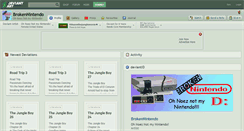 Desktop Screenshot of brokennintendo.deviantart.com