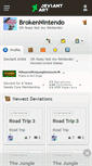 Mobile Screenshot of brokennintendo.deviantart.com