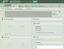 Tablet Screenshot of hstaphath.deviantart.com