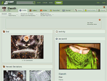 Tablet Screenshot of elaeoth.deviantart.com