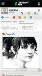 Mobile Screenshot of ledollie.deviantart.com