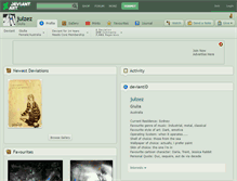 Tablet Screenshot of julzez.deviantart.com