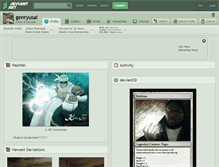 Tablet Screenshot of genryusai.deviantart.com