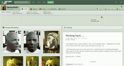 Desktop Screenshot of darkartist81.deviantart.com