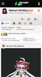 Mobile Screenshot of namori-kimbly.deviantart.com