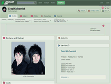 Tablet Screenshot of crazialchemist.deviantart.com