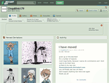 Tablet Screenshot of cinqoblink179.deviantart.com